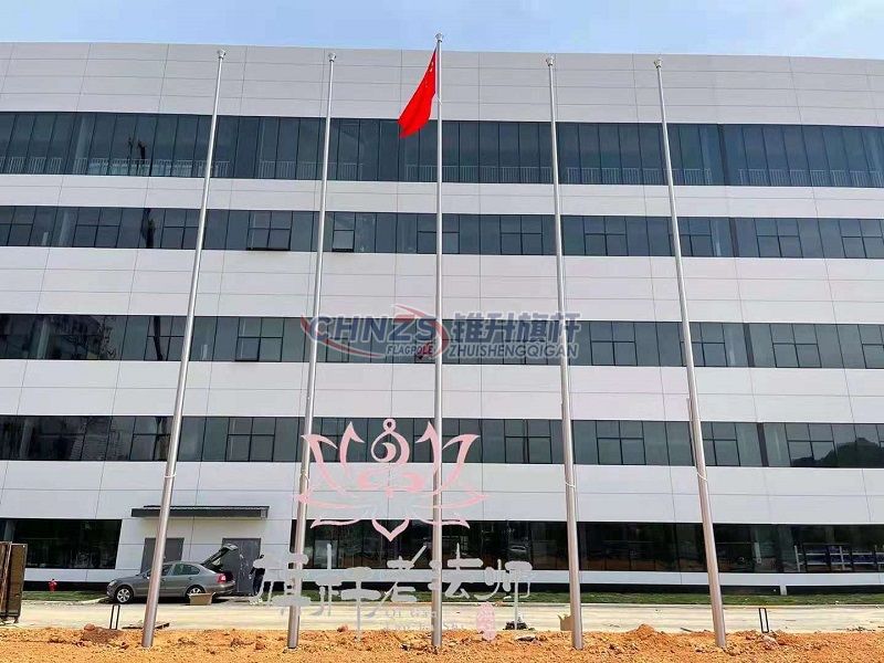 國旗旗桿安裝效果 國旗旗桿安裝效果